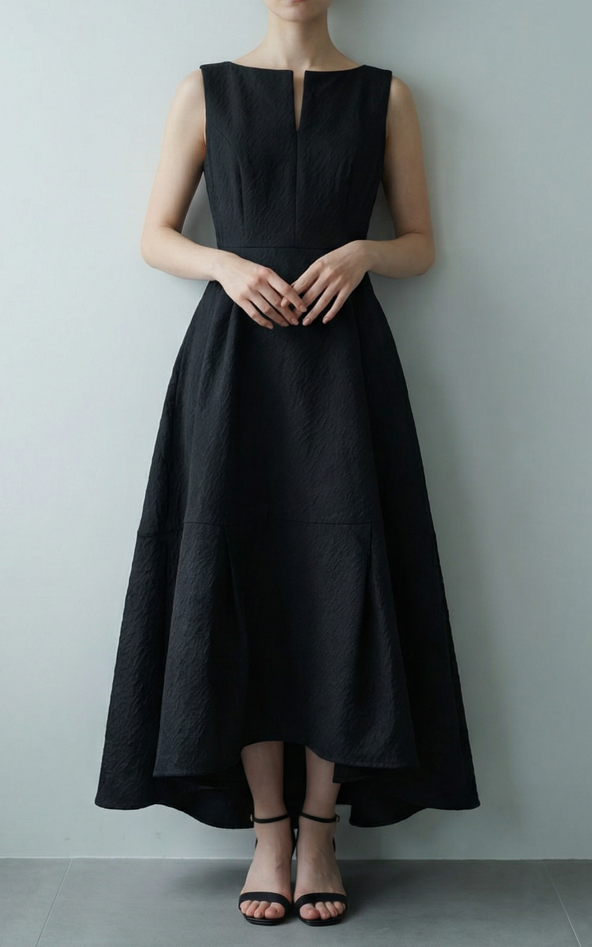 L'AUBE BLANC | Keyneck Jacquard Dress – The Rent Styles