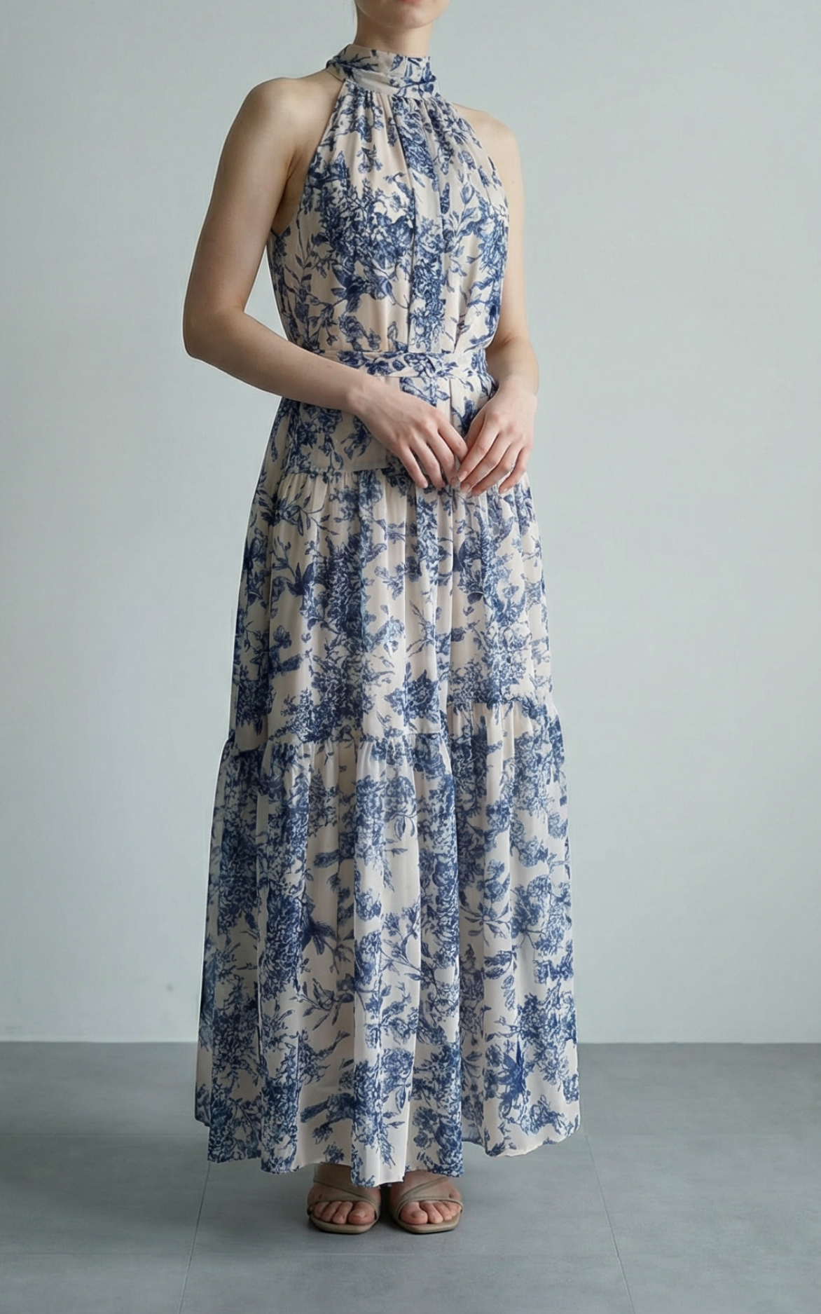 Estella.K | Sandra Floral-print long dress 2