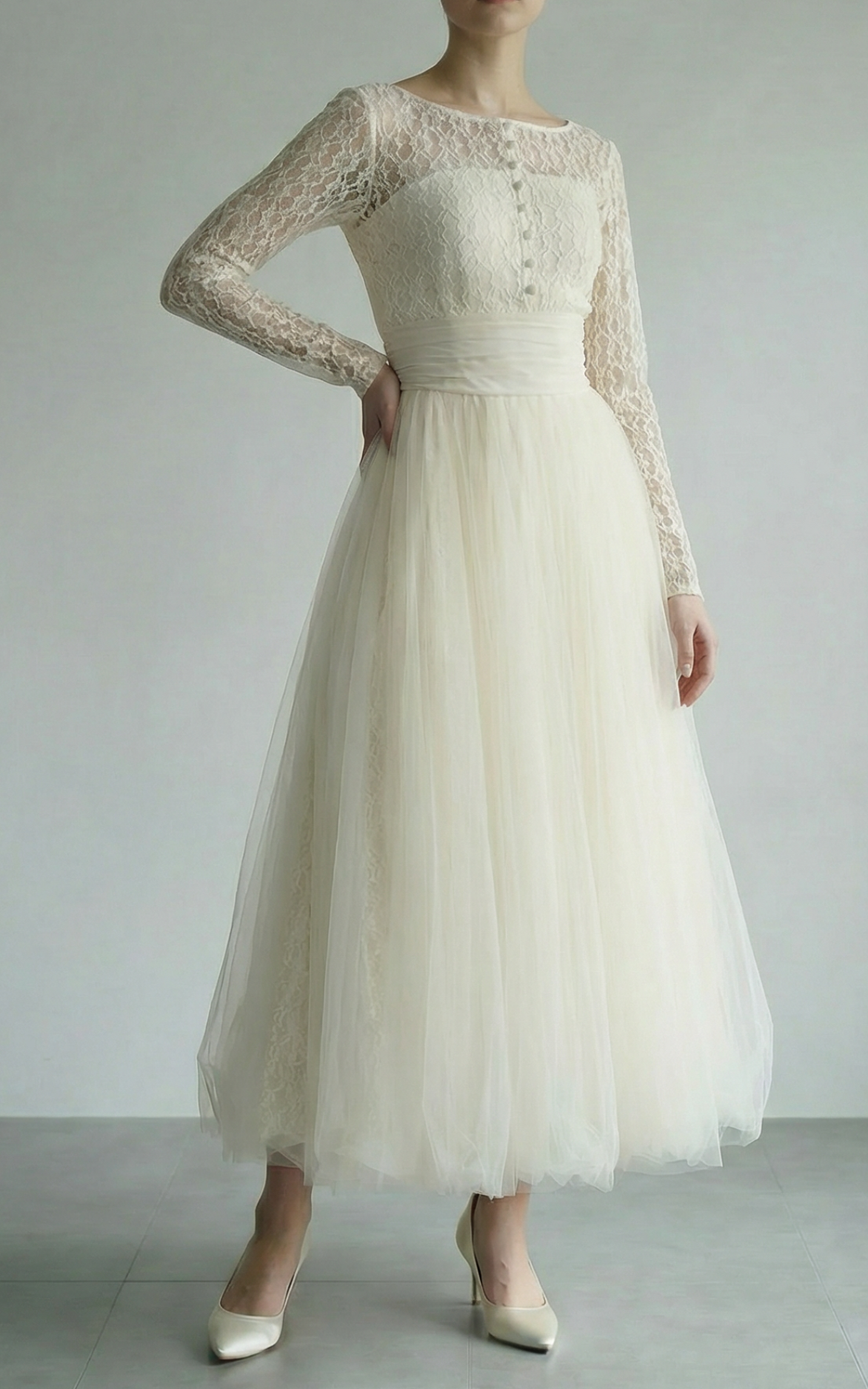 ERADIE | Ethereal Lace & Tulle One-piece