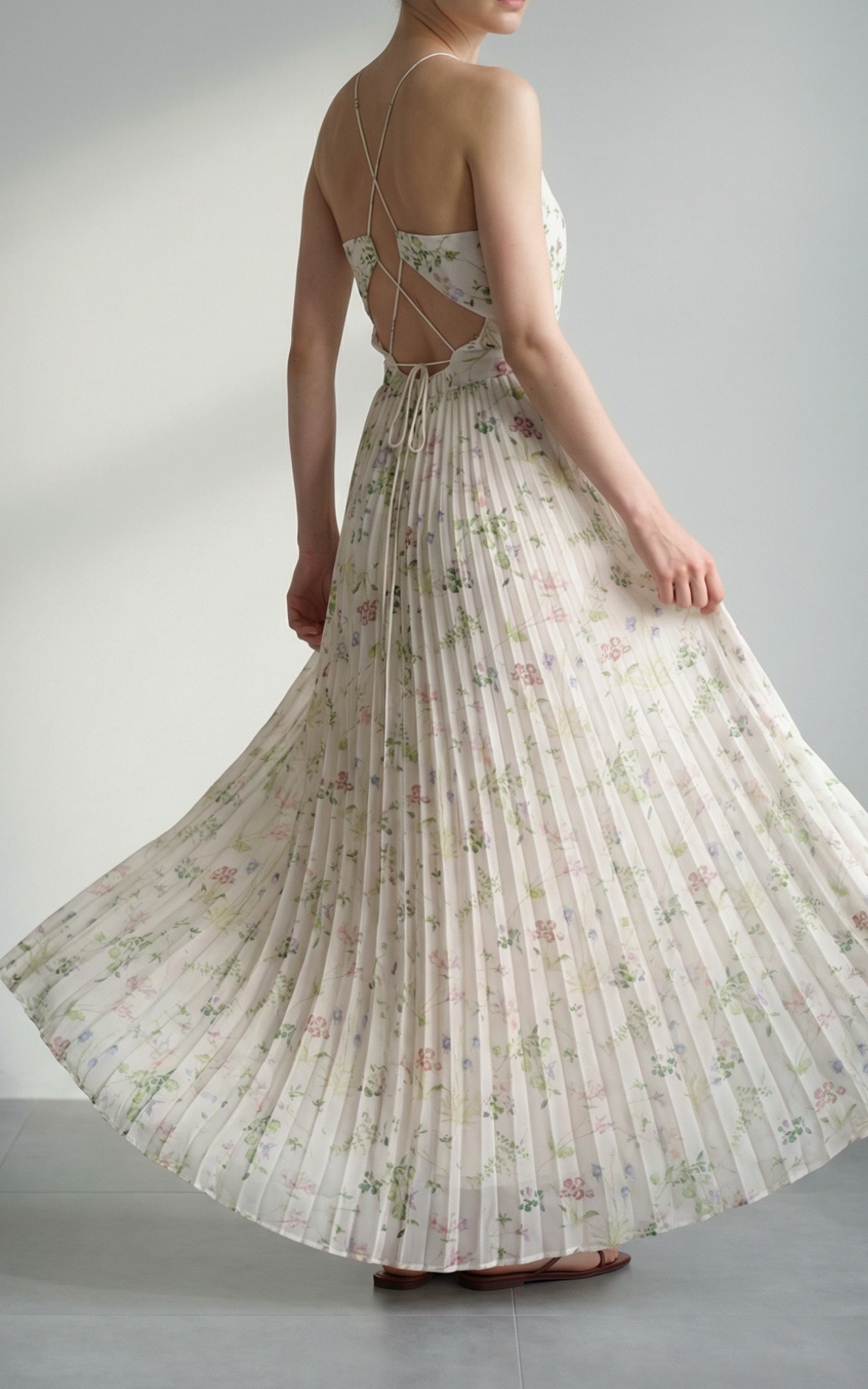 Estella.K | Jenna Pleated Long Dress