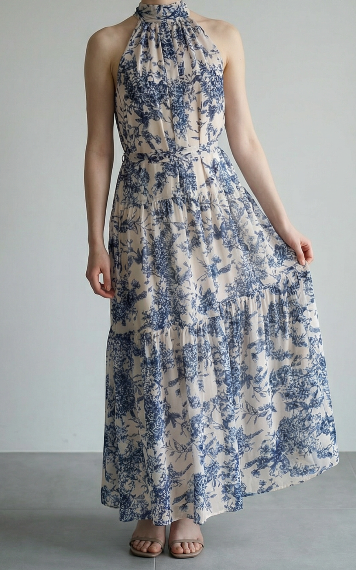 Estella.K | Sandra Floral-print long dress 2